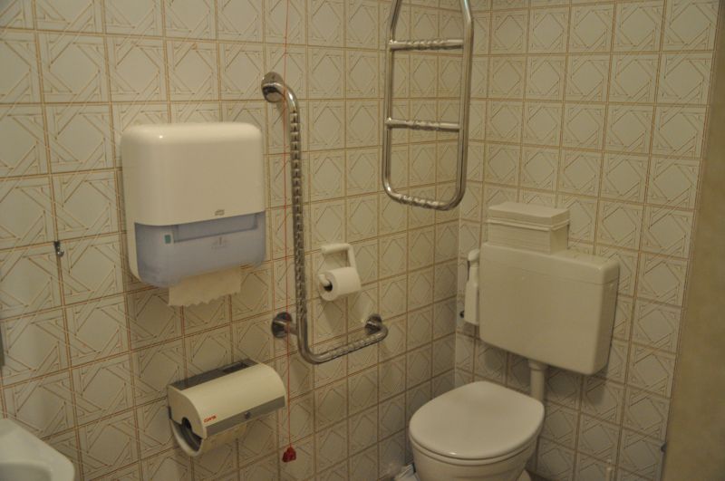 Accessible toilet for people with disabilities