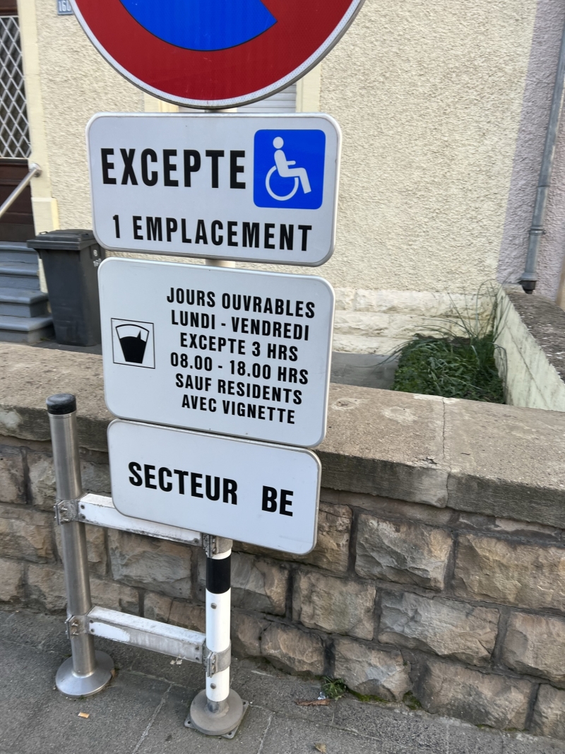 Parking for people with disabilities