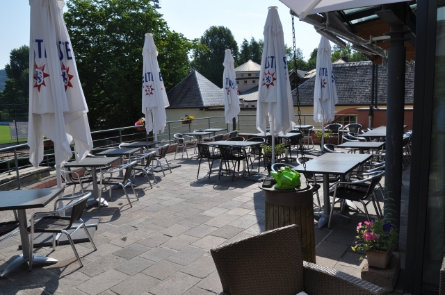 Vue de l'extérieur du restaurant